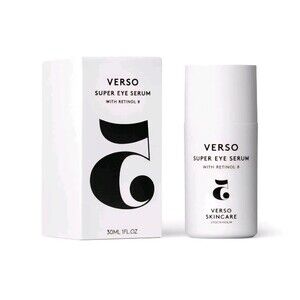 VERSO No. 5 SUPER EYE SERUM RETINOL 8 FIRMING SMOOTHING WRINKLE PUFFINESS NO AGE